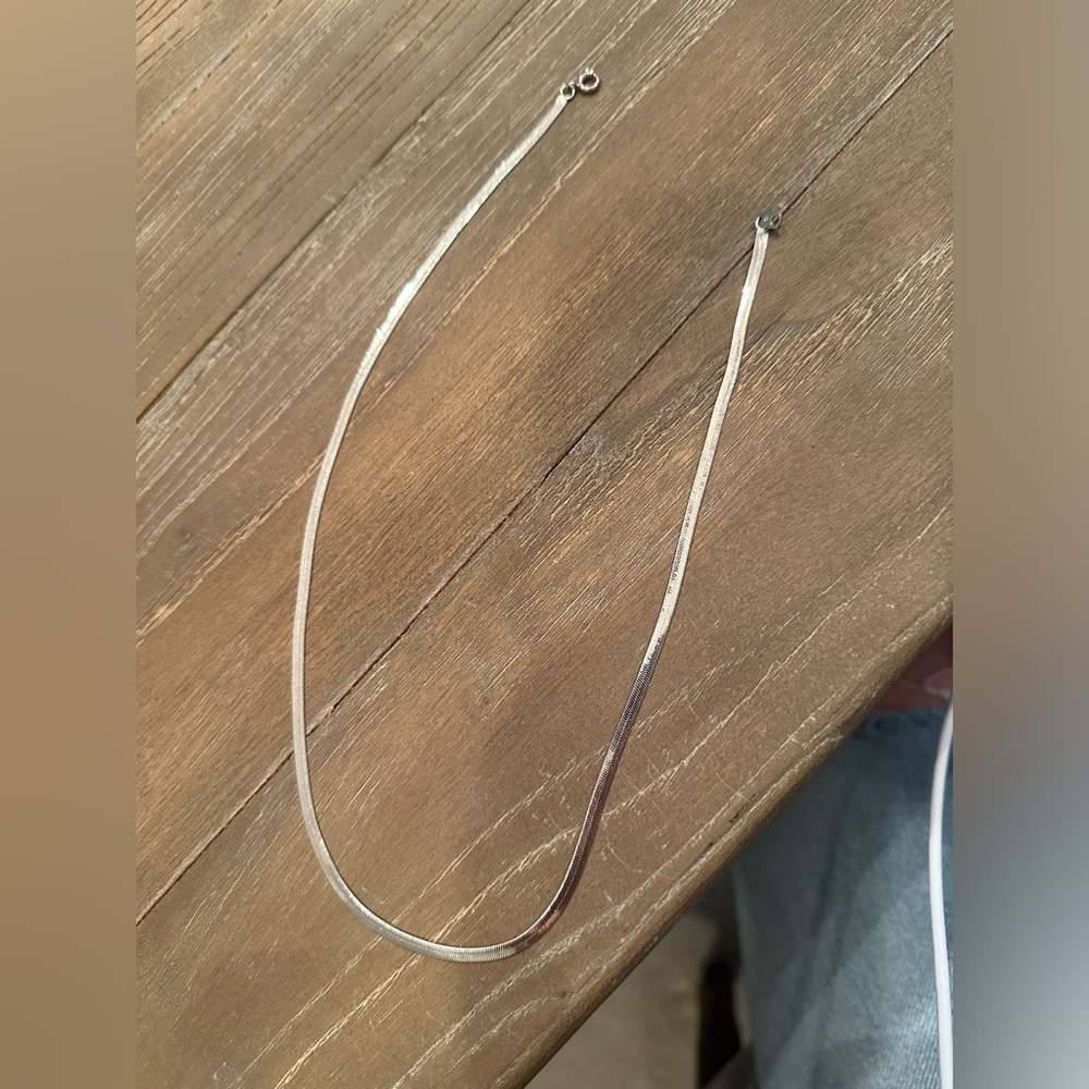 Silver plated necklace